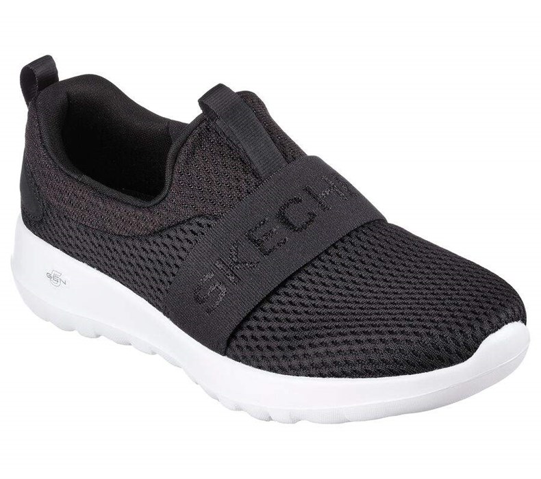 Dámské Trekové Boty Skechers GO WALK Joy - Light Smile Černé Bílé | VXBFEGN-62