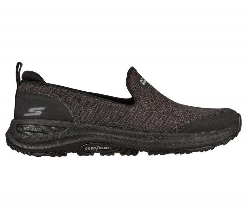 Dámské Trekové Boty Skechers GO WALK Outdoorové - Fun Trailové Černé | QSVIMUF-60