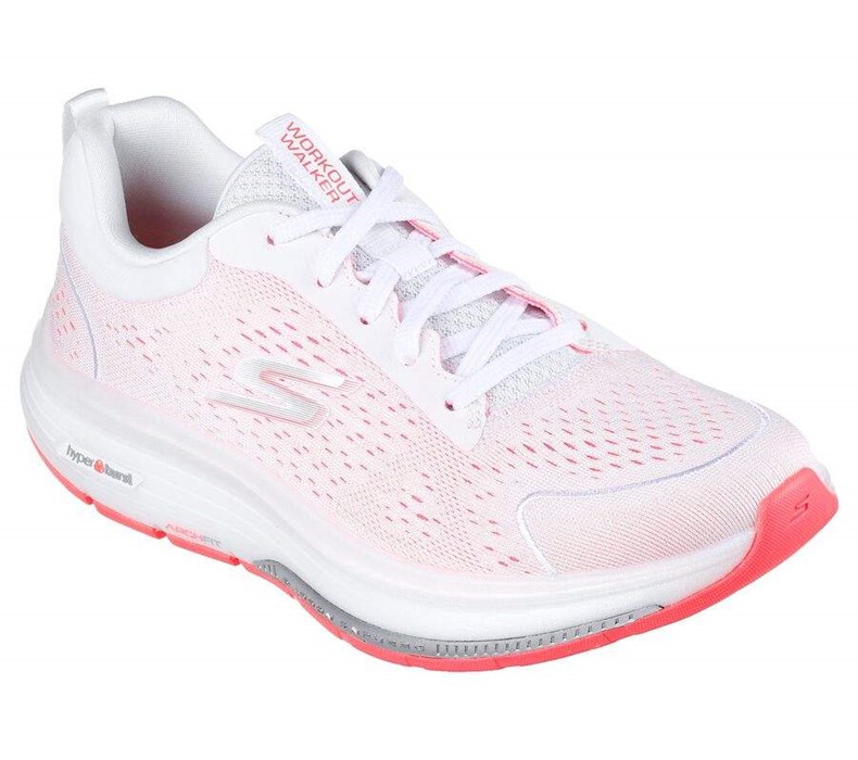 Dámské Trekové Boty Skechers GO WALK Workout Walker - Outpace Bílé Koralove | YVIOMAW-51