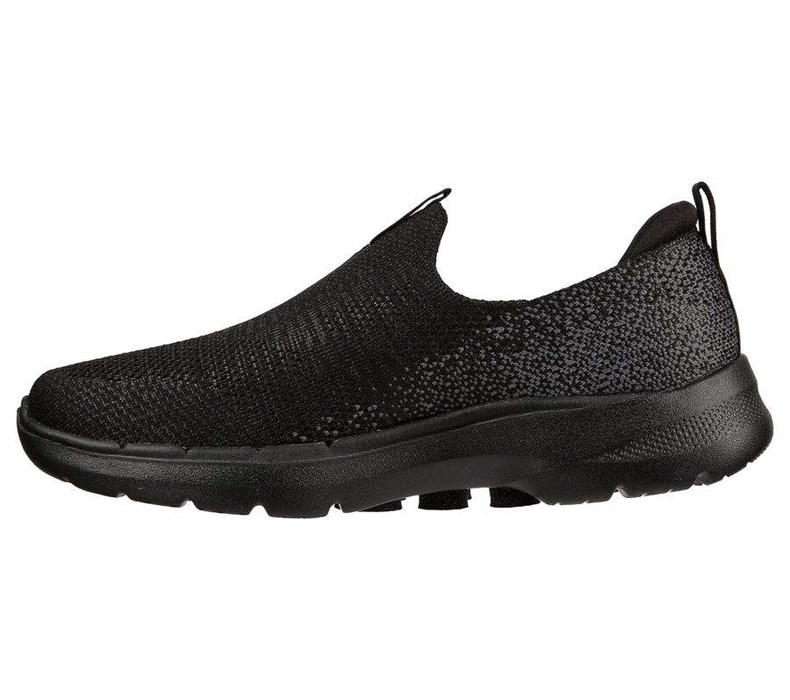 Dámské Trekové Boty Skechers GOwalk 6 - Glimmering Černé | CMXUSLI-12