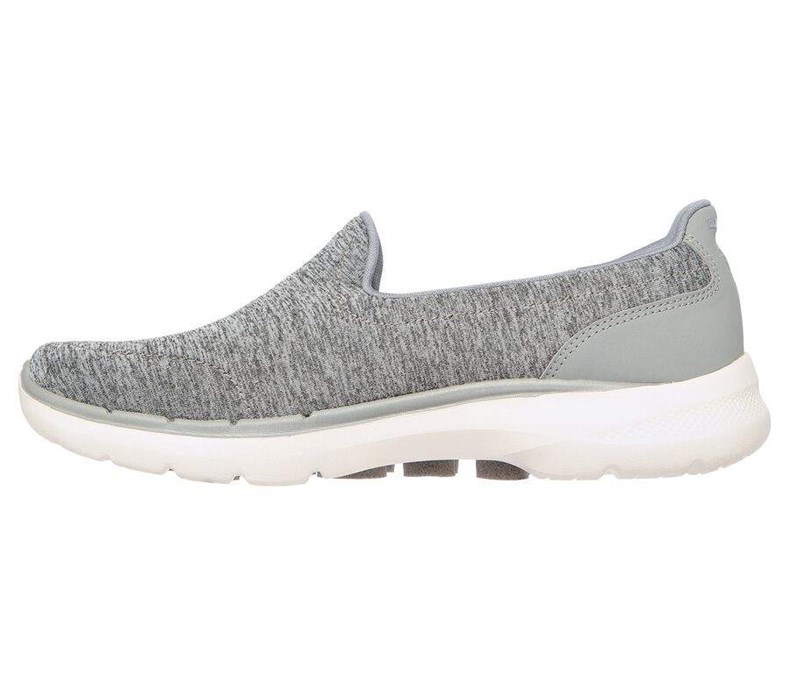 Dámské Trekové Boty Skechers GOwalk 6 - Grand Horizon Šedé | NVARXIS-72