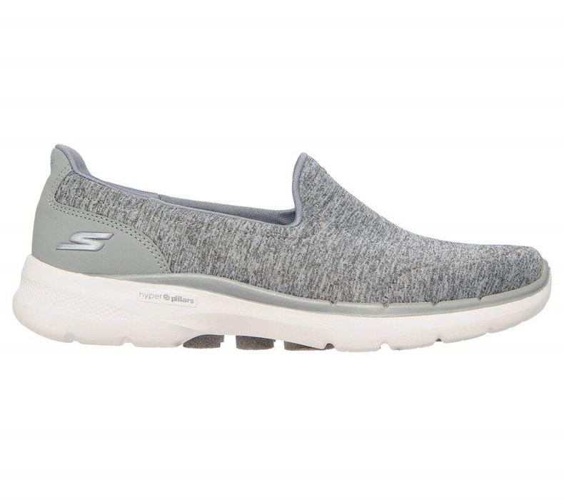 Dámské Trekové Boty Skechers GOwalk 6 - Grand Horizon Šedé | NVARXIS-72