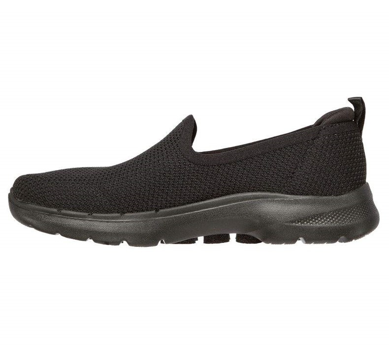 Dámské Trekové Boty Skechers GOwalk 6 - Clear Virtue Černé | PUBRSAO-30