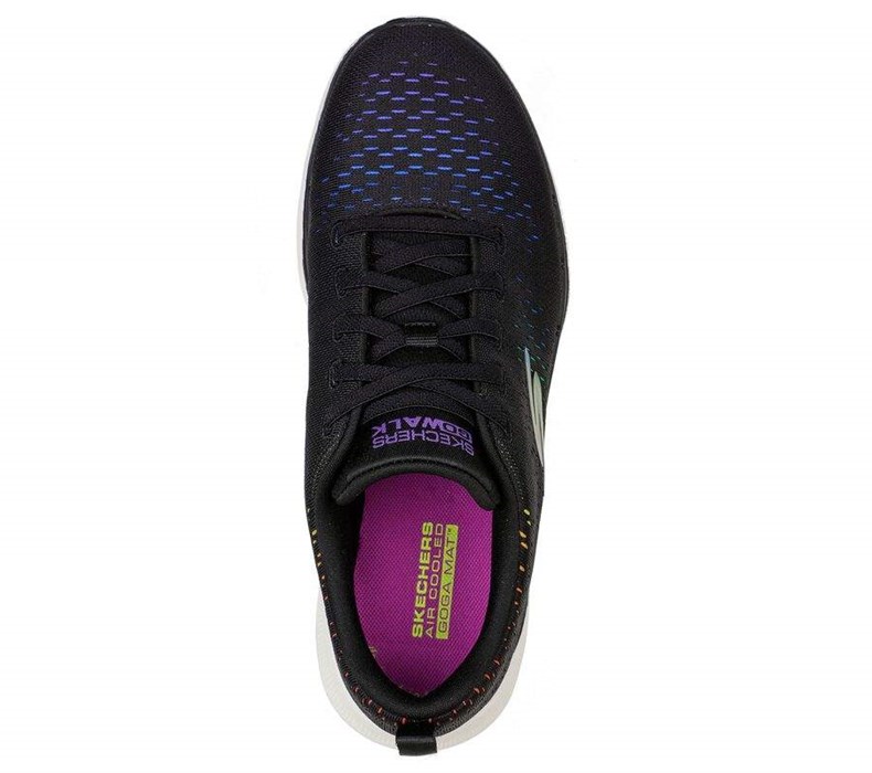 Dámské Trekové Boty Skechers GOwalk 6 - Vibrant Energy Černé Viacfarebný | PVRLMOW-94