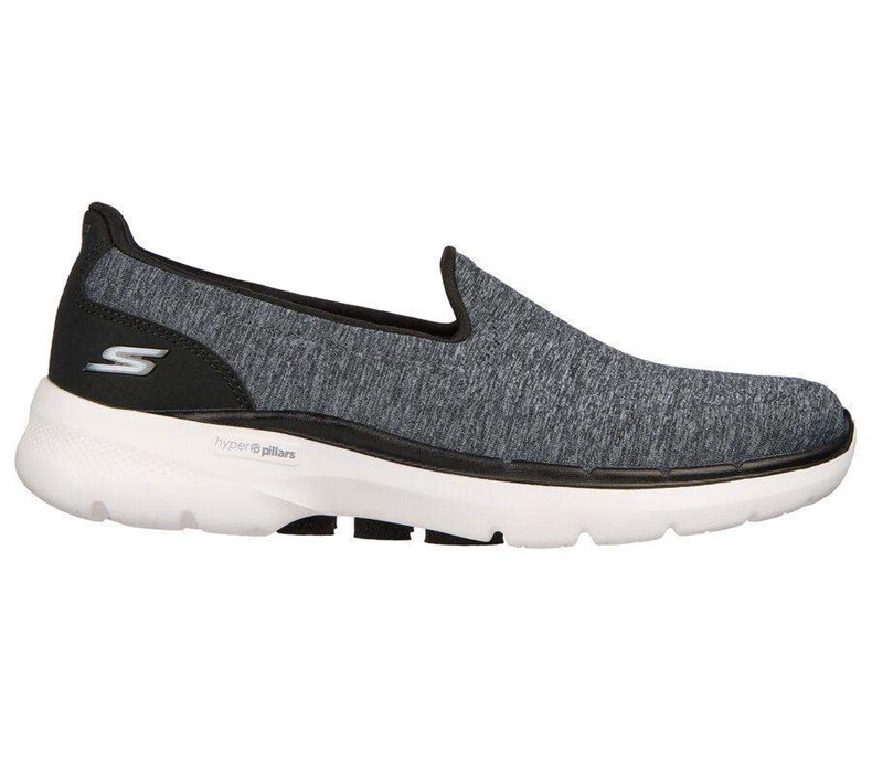 Dámské Trekové Boty Skechers GOwalk 6 - Grand Horizon Černé Bílé | TBVJURA-28