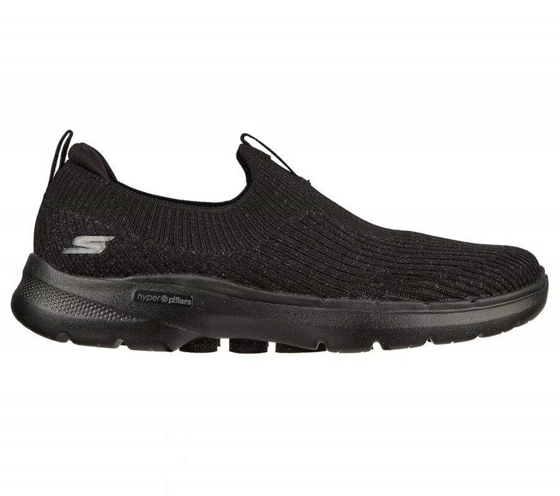 Dámské Trekové Boty Skechers GOwalk 6 - Ocean Crystal Černé | UBXEQAZ-64