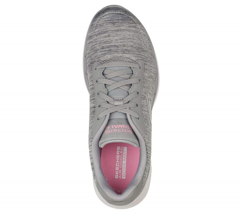 Dámské Trekové Boty Skechers GOwalk 6 - Magic Melody Šedé | WEBJOAF-75