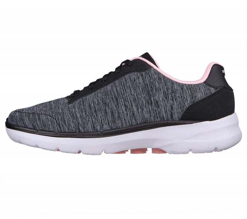 Dámské Trekové Boty Skechers GOwalk 6 - Magic Melody Černé Růžové | XDIUELY-40