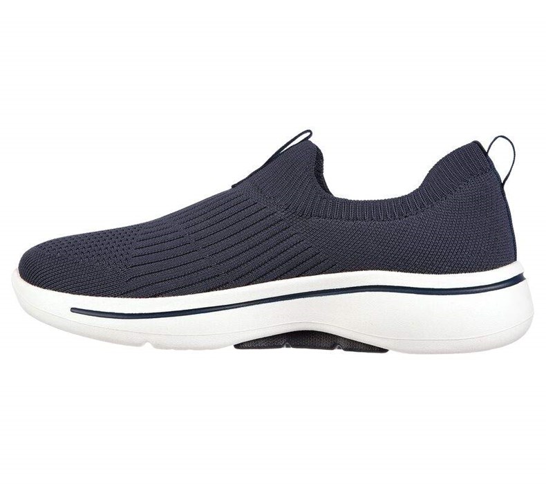 Dámské Trekové Boty Skechers GOwalk Arch Fit - Iconic Tmavě Blankyt | ELHAXUC-45