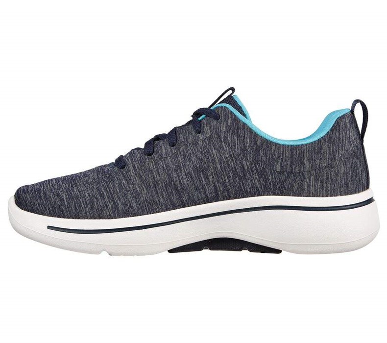 Dámské Trekové Boty Skechers GOwalk Arch Fit - Moon Shadows Tmavě Blankyt | ETULGOV-59