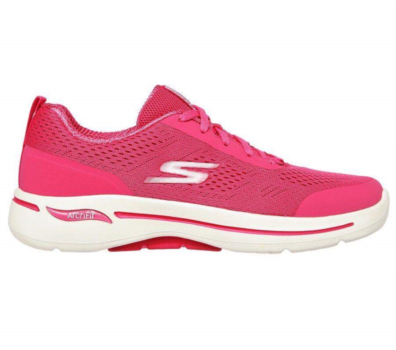 Dámské Trekové Boty Skechers GOwalk Arch Fit - Motion Breeze Růžové | FUWTLQC-35