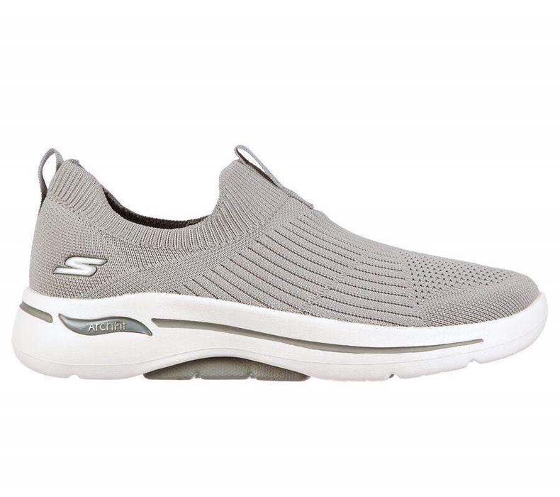 Dámské Trekové Boty Skechers GOwalk Arch Fit - Iconic Šedé | GIYVSTC-21