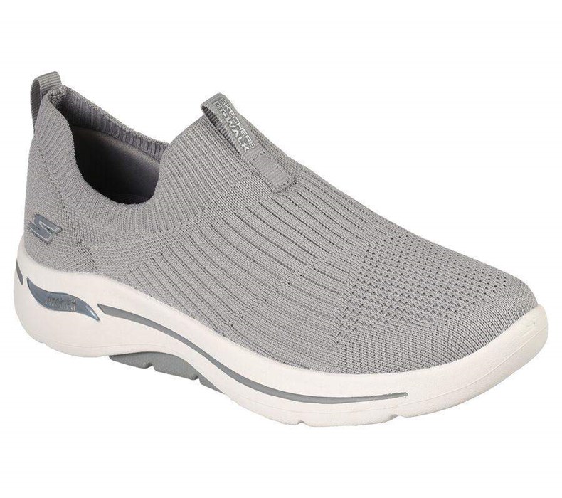 Dámské Trekové Boty Skechers GOwalk Arch Fit - Iconic Šedé | GIYVSTC-21