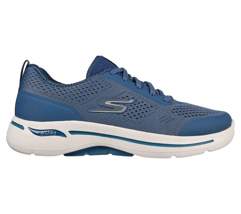 Dámské Trekové Boty Skechers GOwalk Arch Fit - Motion Breeze Blankyt | NLUZMDF-15