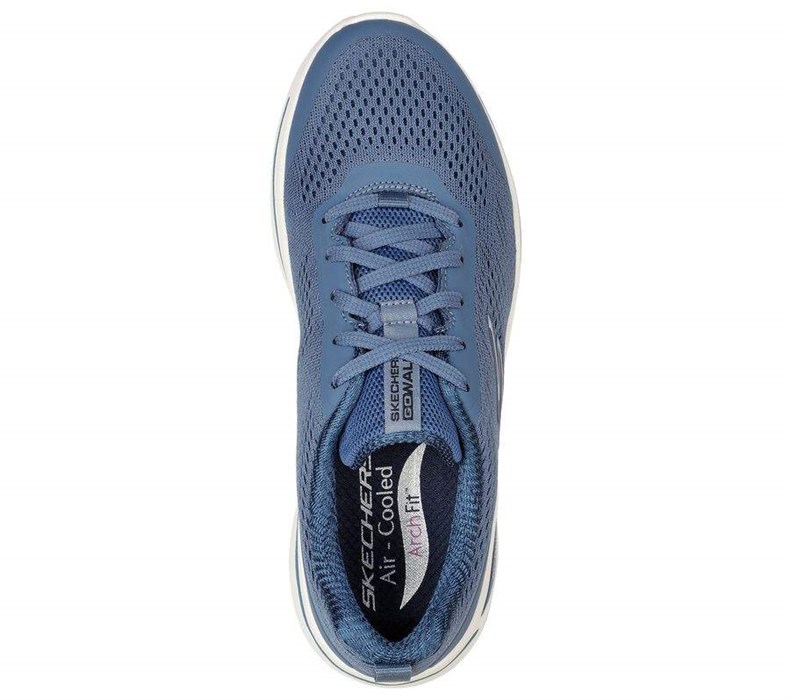 Dámské Trekové Boty Skechers GOwalk Arch Fit - Motion Breeze Blankyt | NLUZMDF-15