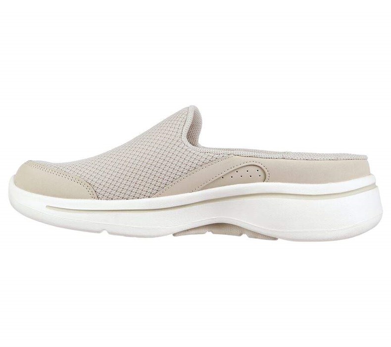 Dámské Trekové Boty Skechers GOwalk Arch Fit - Seven Seas Šedé Hnědé | QCYONPT-12