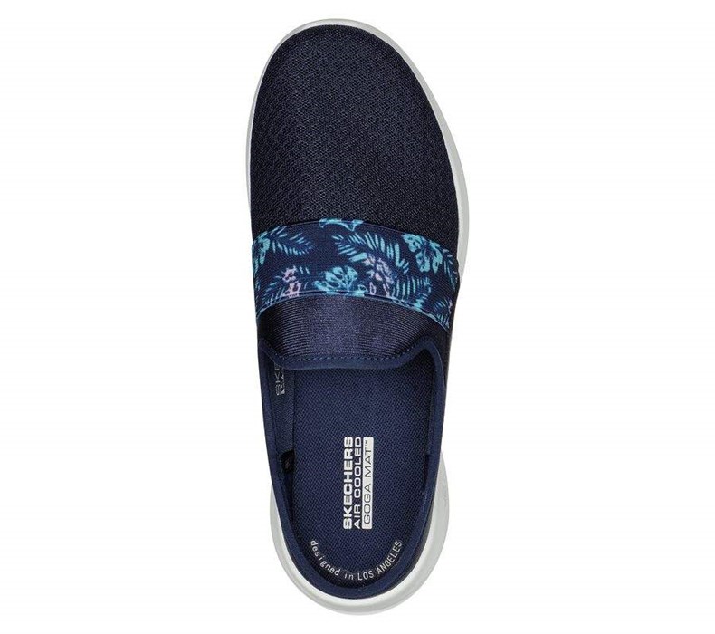 Dámské Trekové Boty Skechers GOwalk Joy - Tropical Oasis Tmavě Blankyt | FCZAVIR-18