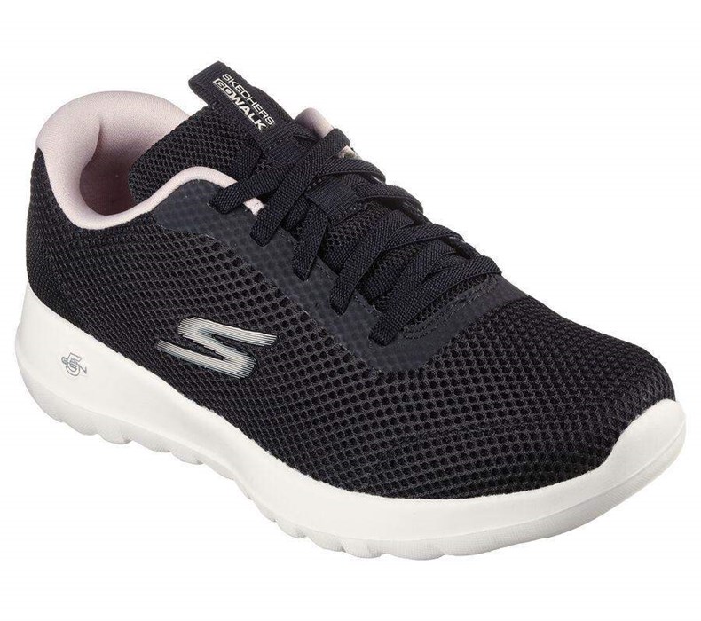 Dámské Trekové Boty Skechers GOwalk Joy - Light Motion Černé Růžové | NILPDOF-54