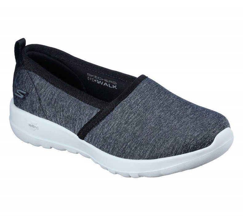 Dámské Trekové Boty Skechers GOwalk Joy - Soft Take Černé Bílé | QKUZIYH-32