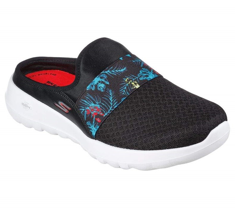 Dámské Trekové Boty Skechers GOwalk Joy - Tropical Oasis Černé Červené | SAGDUBO-09