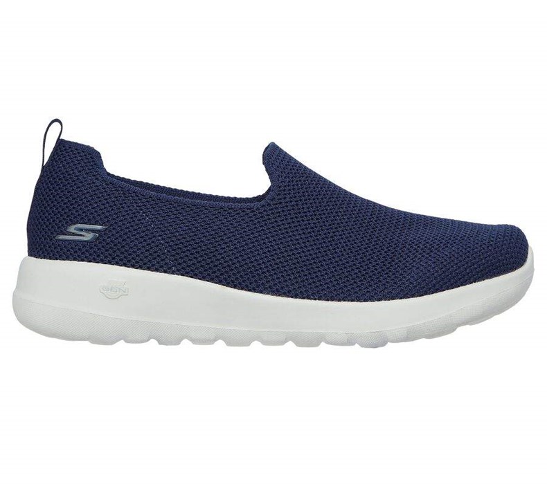 Dámské Trekové Boty Skechers GOwalk Joy - Sensational Day Tmavě Blankyt Bílé | TEWNXYA-89