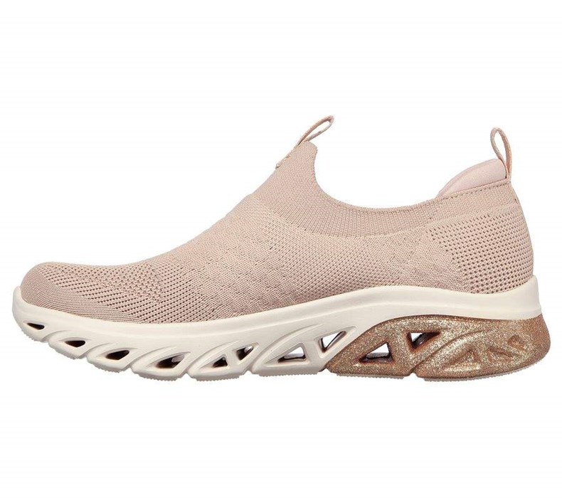 Dámské Trekové Boty Skechers Glide-Step Sportovní - Daily Spark Růžové | LAUDORS-04