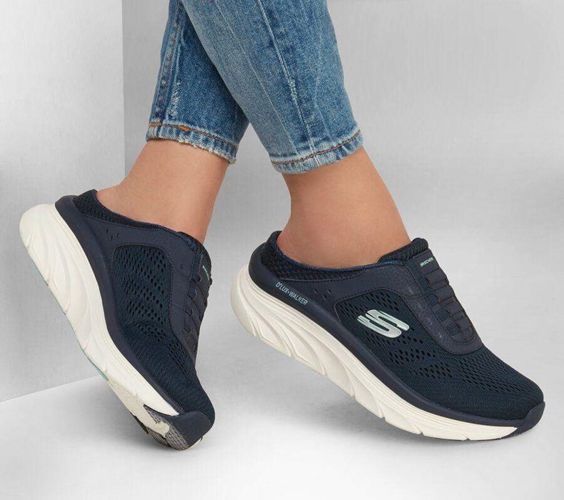 Dámské Trekové Boty Skechers Relaxed Fit: D'Lux Walker - Calm Aura Tmavě Blankyt | AHISQRL-48