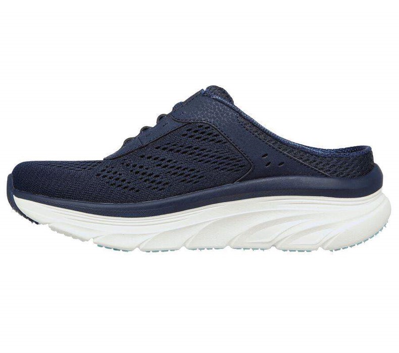 Dámské Trekové Boty Skechers Relaxed Fit: D'Lux Walker - Calm Aura Tmavě Blankyt | AHISQRL-48