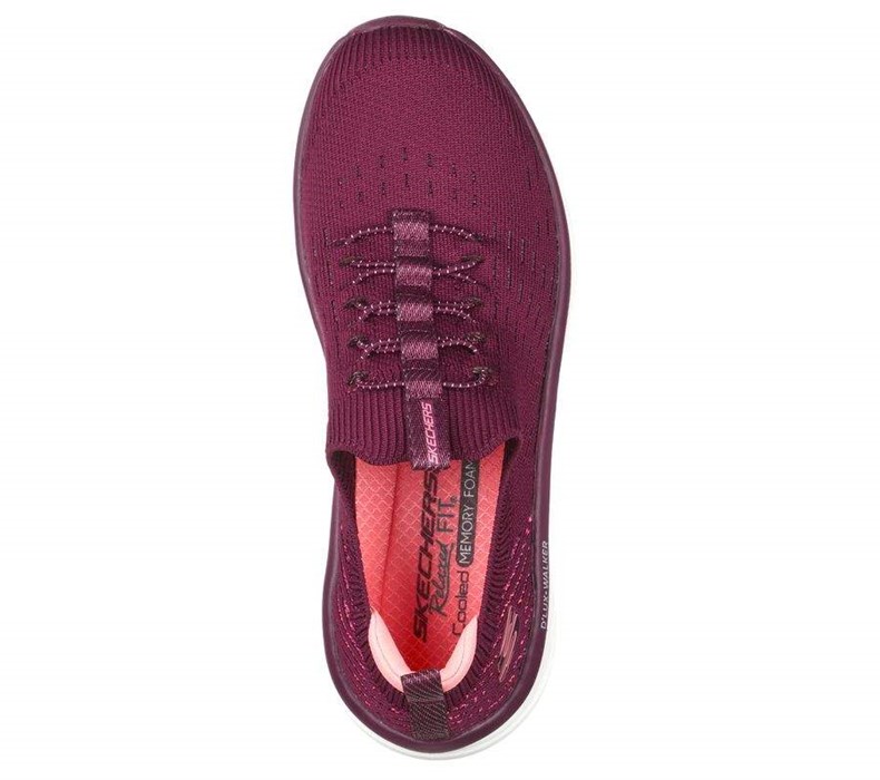 Dámské Trekové Boty Skechers Relaxed Fit: D'Lux Walker - Star Stunner Fialové | DYTKQZE-20