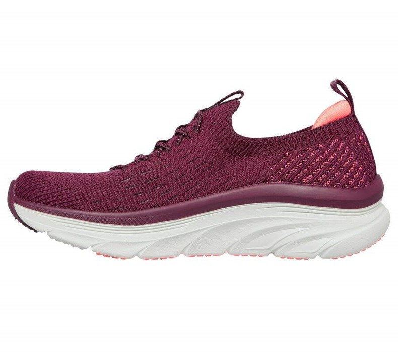 Dámské Trekové Boty Skechers Relaxed Fit: D'Lux Walker - Star Stunner Fialové | DYTKQZE-20