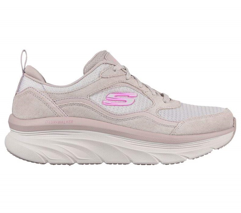 Dámské Trekové Boty Skechers Relaxed Fit: D'Lux Walker - New Moment Levandule | JURGCOS-51