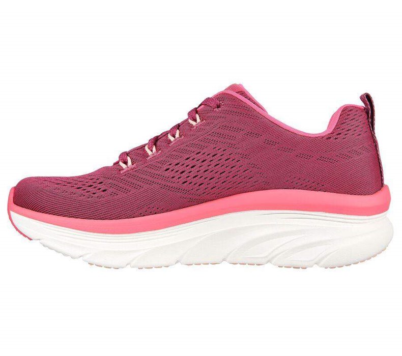 Dámské Trekové Boty Skechers Relaxed Fit: D'Lux Walker - Fresh Finesse Fialové | RWQPHAF-62