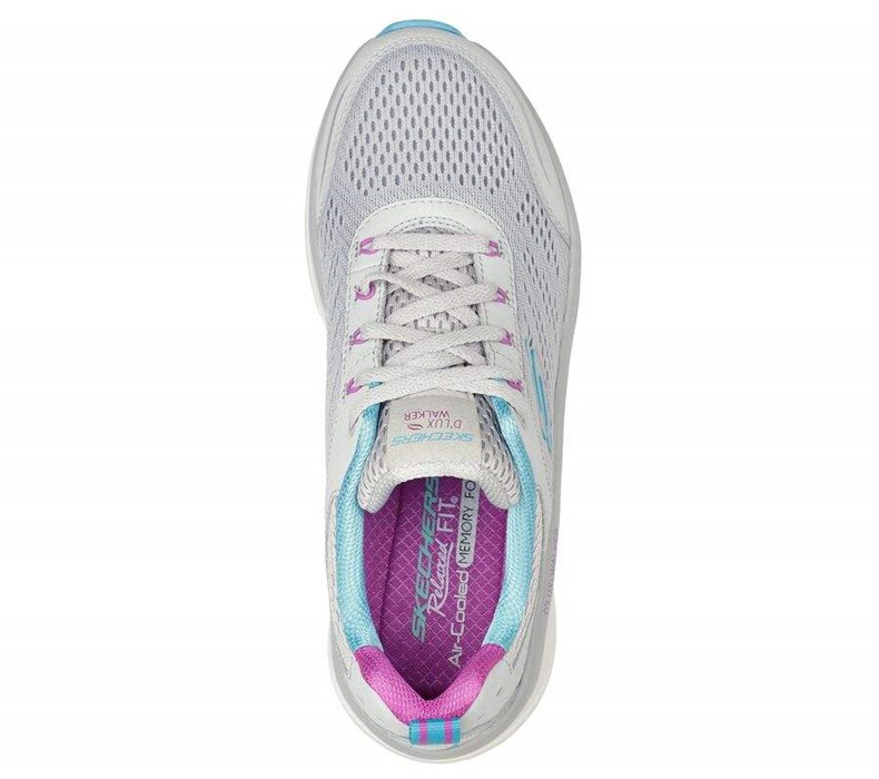 Dámské Trekové Boty Skechers Relaxed Fit: D'Lux Walker - Infinite Motion Šedé Viacfarebný | YEBSTFP-49