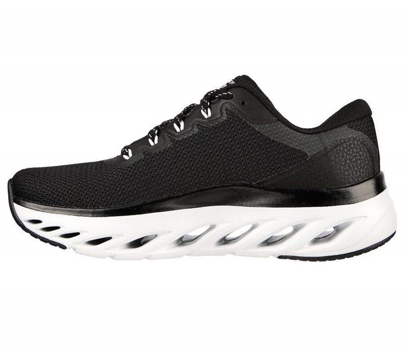 Dámské Tréninkové Boty Skechers Arch Fit Glide-Step - Highlighter Černé Bílé | GHWXIVT-03