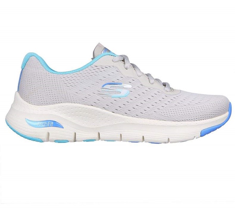 Dámské Tréninkové Boty Skechers Arch Fit - Infinity Cool Šedé Blankyt | ILEUOAQ-35