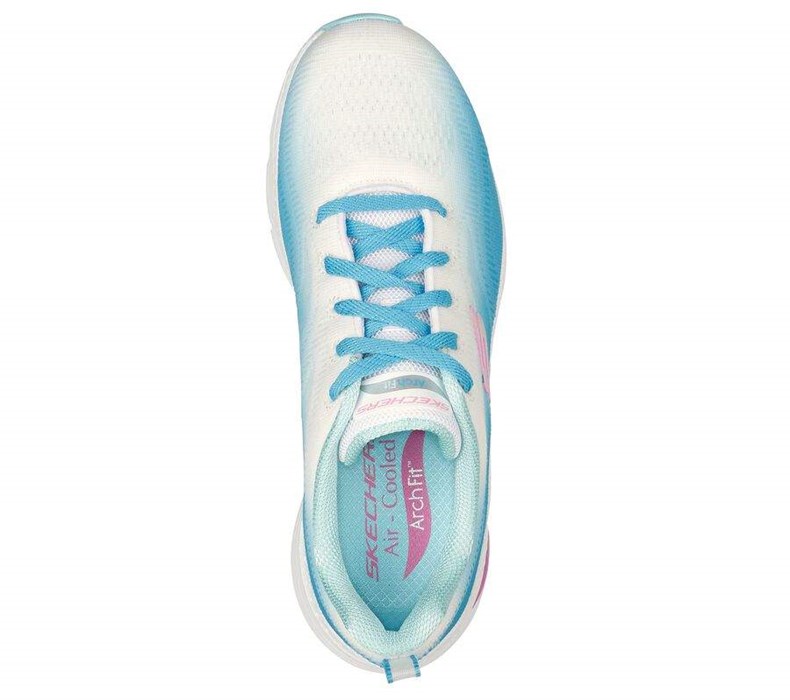 Dámské Tréninkové Boty Skechers Arch Fit - Vibrant Step Blankyt | LXBYHJI-35