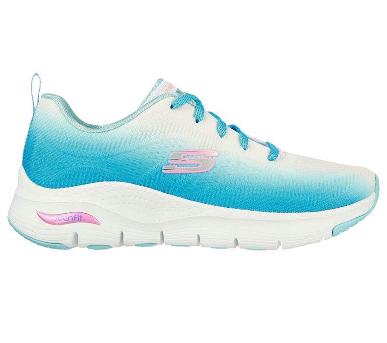 Dámské Tréninkové Boty Skechers Arch Fit - Vibrant Step Blankyt | LXBYHJI-35