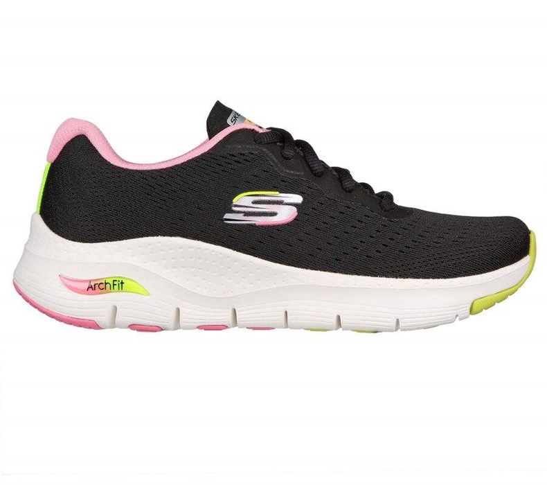 Dámské Tréninkové Boty Skechers Arch Fit - Infinity Cool Černé Viacfarebný | UQNPHAV-84