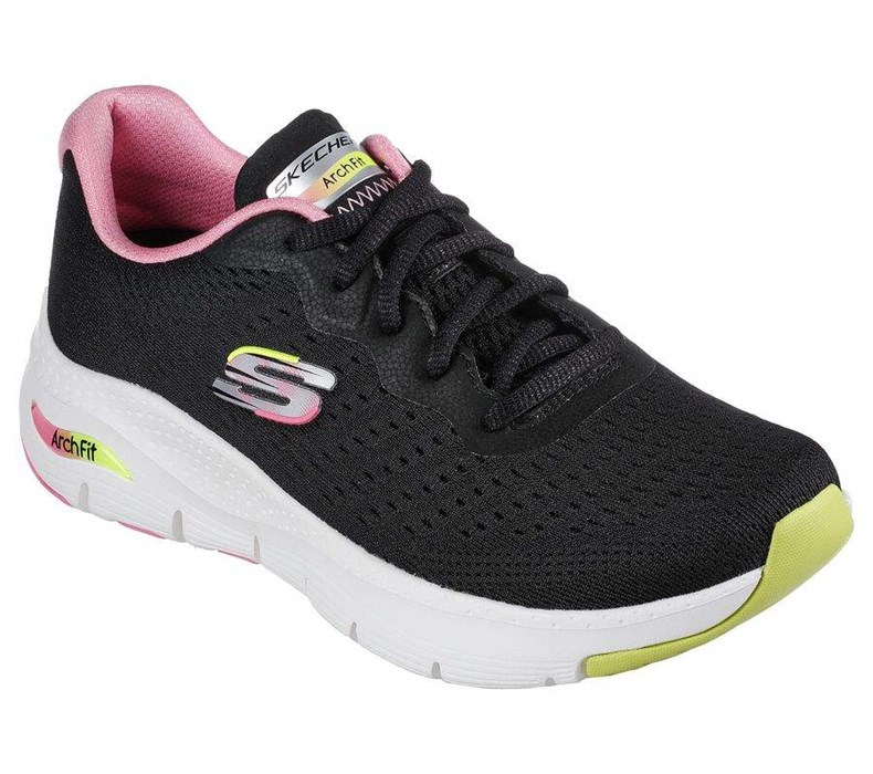 Dámské Tréninkové Boty Skechers Arch Fit - Infinity Cool Černé Viacfarebný | UQNPHAV-84