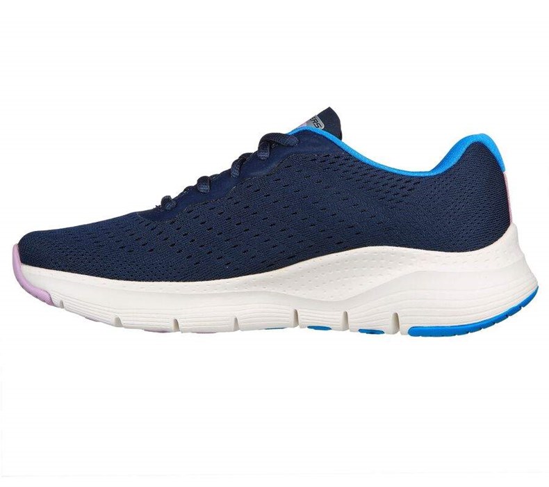 Dámské Tréninkové Boty Skechers Arch Fit - Infinity Cool Tmavě Blankyt Viacfarebný | WNRATXK-27