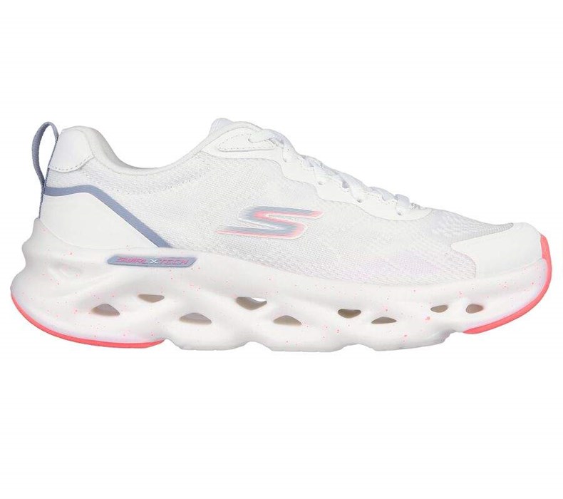 Dámské Tréninkové Boty Skechers GO RUN Swirl Tech - Outbreak Bílé Černé | VORTZNC-25