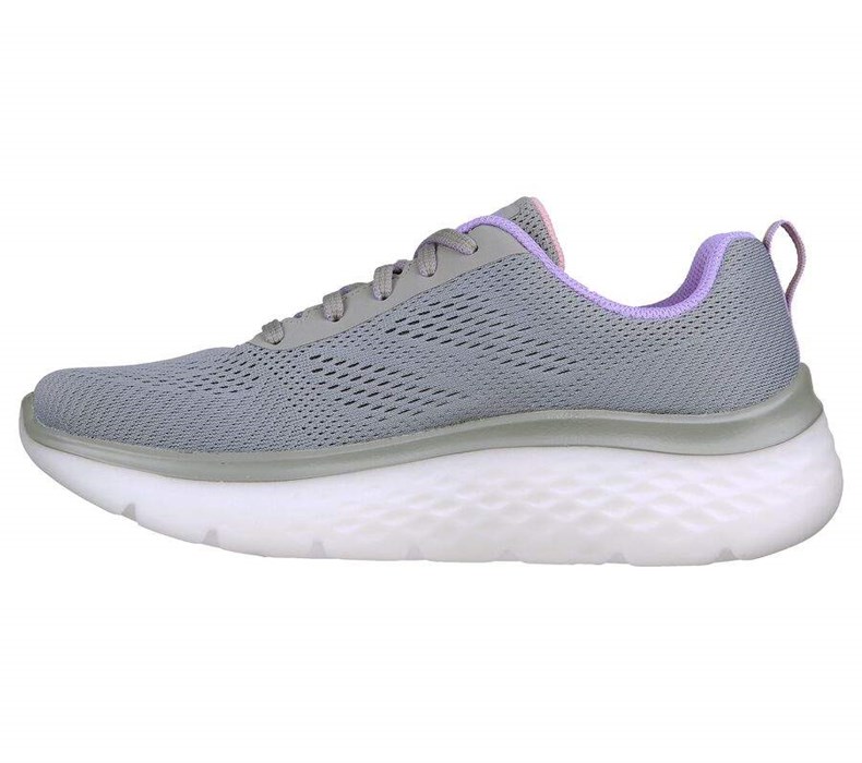 Dámské Tréninkové Boty Skechers GO WALK Hyper Burst Šedé Fialové | SALQYVD-17