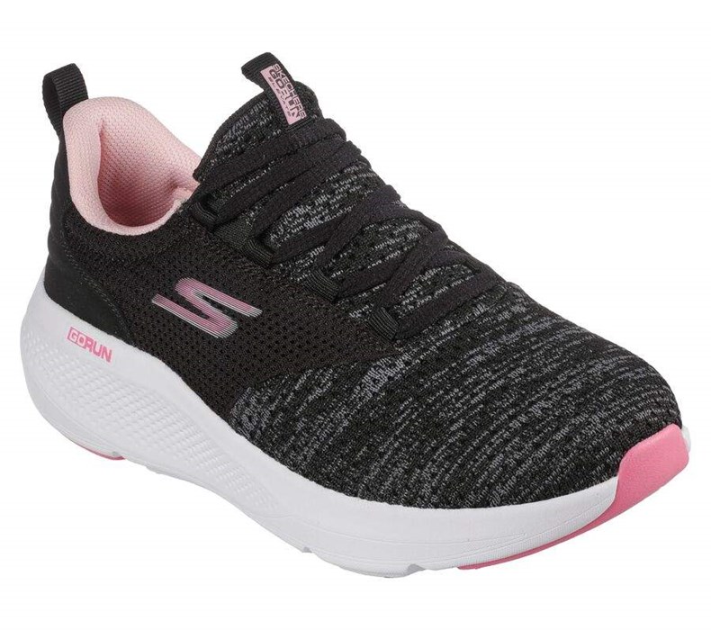 Dámské Tréninkové Boty Skechers GOrun Elevate - Pleasant Days Černé Růžové | IUJHPMZ-41