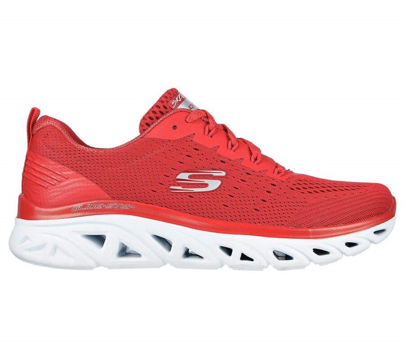 Dámské Tréninkové Boty Skechers Glide-Step Sportovní - New Facets Červené | HOFKCXN-62