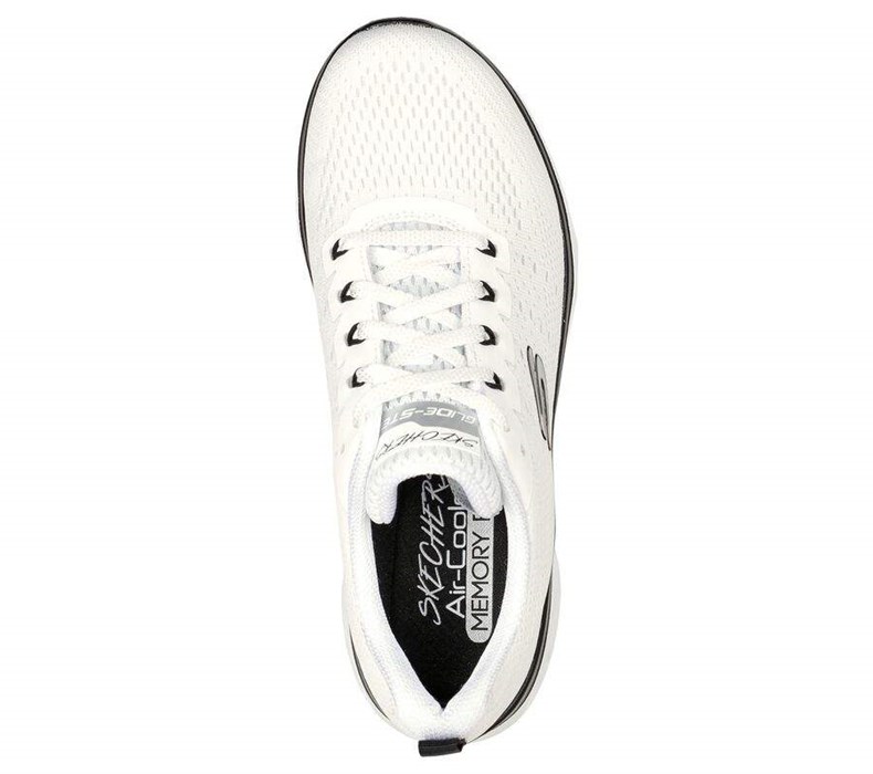 Dámské Tréninkové Boty Skechers Glide-Step Sportovní - New Facets Bílé Černé | LZBXKAD-39