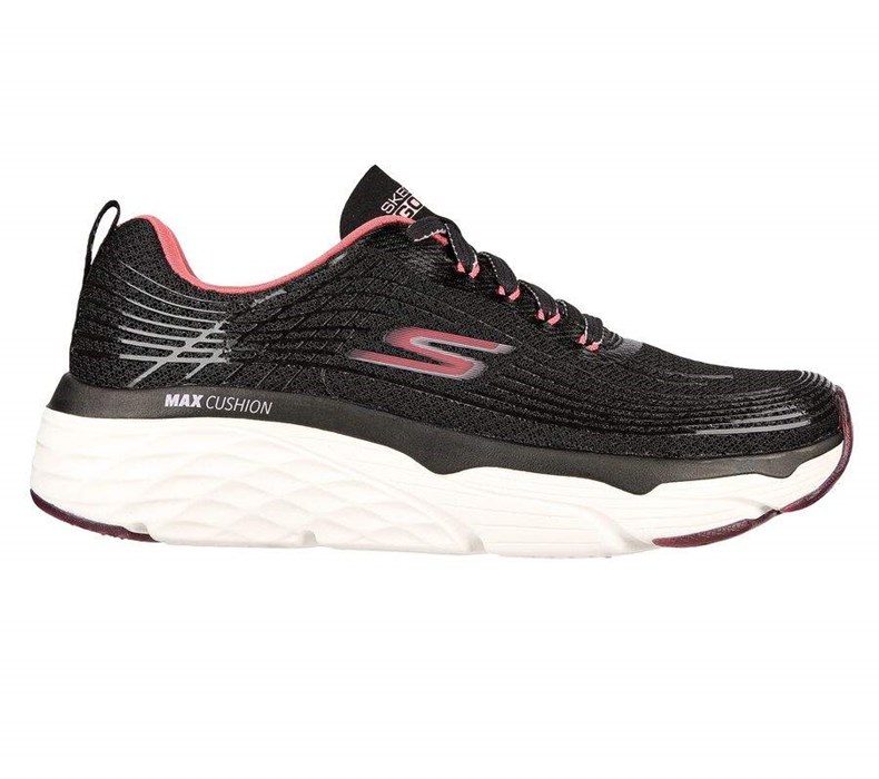 Dámské Tréninkové Boty Skechers Max Cushioning Elite - Alekos Černé Růžové | AZYNJKT-62