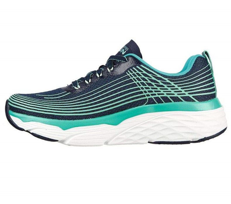 Dámské Tréninkové Boty Skechers Max Cushioning Elite Tmavě Blankyt Tyrkysové | DUHSGRN-10