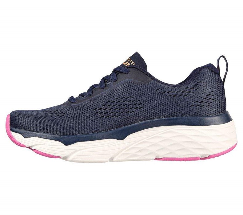 Dámské Tréninkové Boty Skechers Max Cushioning Elite - Destination Point Tmavě Blankyt | EMHSZKD-89