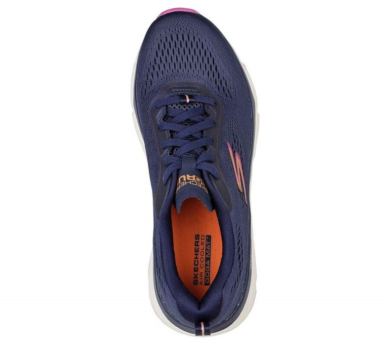 Dámské Tréninkové Boty Skechers Max Cushioning Elite - Destination Point Tmavě Blankyt | EMHSZKD-89