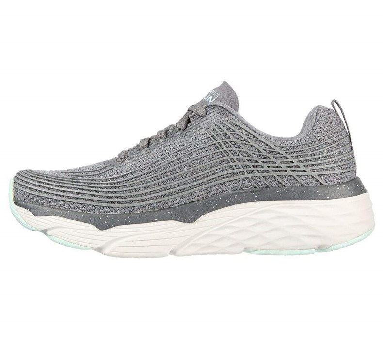 Dámské Tréninkové Boty Skechers Max Cushioning Elite - Your Planet Šedé Tyrkysové | IMRNQDE-82